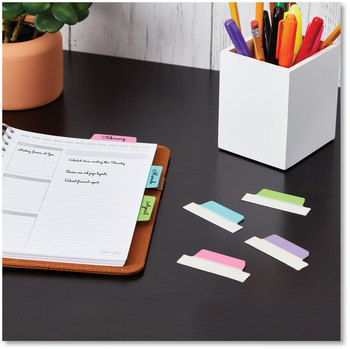Avery® Ultra Tabs® Repositionable Margin Tabs: 2.5" x 1", 1/5-Cut, Assorted Pastel Colors, 48/Pack
