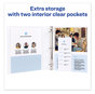 A Picture of product AVE-79767 Avery® Heavy-Duty View Binder with DuraHinge® and One Touch Slant Rings 3 0.5" Capacity, 11 x 8.5, White