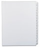 A Picture of product AVE-82194 Avery® Preprinted Allstate® Style Legal Dividers Exhibit Side Tab Index 25-Tab, 276 to 300, 11 x 8.5, White, 1 Set