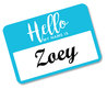 A Picture of product AVE-8722 Avery® Flexible Adhesive Name Badge Labels "Hello", 3 3/8 x 2 1/3, Assorted, 120/PK