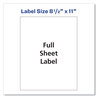 A Picture of product AVE-91201 Avery® Shipping Labels with TrueBlock® Technology Inkjet/Laser Printers, 8.5 x 11, White, 500/Box