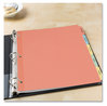 A Picture of product AVE-11508 Avery® Write & Erase Plain-Tab Paper Dividers and 5-Tab, 11 x 8.5, Multicolor, 36 Sets