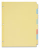 A Picture of product AVE-11509 Avery® Write & Erase Plain-Tab Paper Dividers and 8-Tab, 11 x 8.5, Multicolor, 24 Sets