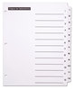 A Picture of product AVE-11672 Office Essentials™ Table 'n Tabs® Dividers 12-Tab, 1 to 12, 11 x 8.5, White, Set