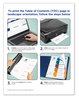 A Picture of product AVE-11818 Avery® Customizable Table of Contents Ready Index® Plastic Multicolor Dividers with Printable Section Titles Tabs, 10-Tab, 1 to 10, 11 x 8.5, Translucent, Set