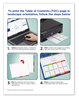 A Picture of product AVE-11840 Avery® Customizable Table of Contents Ready Index® Multicolor Dividers with Printable Section Titles TOC Tab 5-Tab, 1 to 5, 11 x 8.5, White, Contemporary Color Tabs, Set