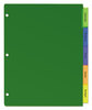 A Picture of product AVE-11900 Avery® Insertable Big Tab™ Plastic Dividers 5-Tab, 11 x 8.5, Assorted, 1 Set