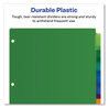 A Picture of product AVE-11901 Avery® Insertable Big Tab™ Plastic Dividers 8-Tab, 11 x 8.5, Assorted, 1 Set
