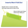 A Picture of product AVE-11901 Avery® Insertable Big Tab™ Plastic Dividers 8-Tab, 11 x 8.5, Assorted, 1 Set