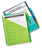A Picture of product AVE-11903 Avery® Insertable Big Tab™ Plastic Pocket Dividers 1-Pocket 8-Tab, 11.13 x 9.25, Assorted, 1 Set