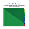 A Picture of product AVE-11903 Avery® Insertable Big Tab™ Plastic Pocket Dividers 1-Pocket 8-Tab, 11.13 x 9.25, Assorted, 1 Set