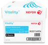 A Picture of product XER-1001 xerox™ Vitality™ Multipurpose Printer Paper Premium Print 97 Bright, 24 lb Bond Weight, 8.5 x 11, Extra White, 500/Ream, 8 Reams/Carton