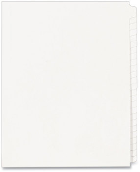 Avery® Blank Tab Legal Exhibit Index Dividers with White Tabs Divider Set, 25-Tab, 11 x 8.5, 1