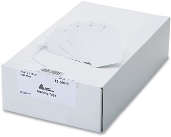 Avery® White Marking Tags Medium-Weight 3.25 x 1.94, 1,000/Box