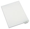 A Picture of product AVE-12388 Avery® Legal Index Divider, Exhibit Alpha Letter, Style Avery-Style Preprinted Bottom Tab Dividers, 26-Tab, O, 11 x 8.5, White, 25/Pack