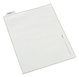 A Picture of product AVE-12389 Avery® Legal Index Divider, Exhibit Alpha Letter, Style Avery-Style Preprinted Bottom Tab Dividers, 26-Tab, P, 11 x 8.5, White, 25/Pack