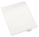 A Picture of product AVE-12392 Avery® Legal Index Divider, Exhibit Alpha Letter, Style Avery-Style Preprinted Bottom Tab Dividers, 26-Tab, S, 11 x 8.5, White, 25/Pack