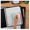 A Picture of product AVE-12450 Avery® Print & Apply Index Maker® Clear Label Plastic Dividers with Easy Printable Strip and w/Printable 8-Tab, 11 x 8.5, Frosted Tabs, 5 Sets