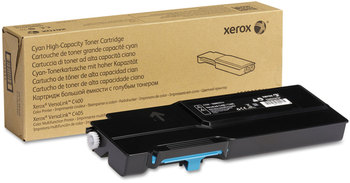 Xerox® 106R03512 106R03513, 106R03514, 106R03515 High Capacity Toner Cartridge High-Yield 4,800 Page-Yield, Cyan