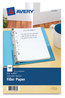 A Picture of product AVE-14230 Avery® Mini Size Binder Filler Paper 7-Hole Side Punched, 5.5 x 8.5, College Rule, 100/Pack