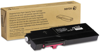 Xerox® 106R03524, 106R03525, 106R03526, 106R03527 Extra High Capacity Toner Cartridge High-Yield 8,000 Page-Yield, Magenta