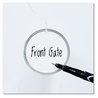 A Picture of product AVE-14316 Avery® Metal Rim Tags Heavyweight Stock 2.25" dia, White, 500/Box