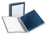 A Picture of product AVE-15766 Avery® Flexi-View® Binder with Round Rings 3 0.5" Capacity, 11 x 8.5, Navy Blue