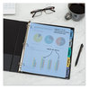 A Picture of product AVE-16170 Avery® Write & Erase Big Tab™ Durable Plastic Dividers and 3-Hole Punched, 5-Tab, 11 x 8.5, Assorted, 1 Set