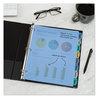 A Picture of product AVE-16171 Avery® Write & Erase Big Tab™ Durable Plastic Dividers and 3-Hole Punched, 8-Tab, 11 x 8.5, Assorted, 1 Set