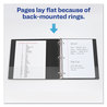 A Picture of product AVE-17021 Avery® Durable View Binder with DuraHinge® and Slant Rings 3 1.5" Capacity, 11 x 8.5, Black