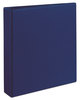 A Picture of product AVE-17024 Avery® Durable View Binder with DuraHinge® and Slant Rings 3 1.5" Capacity, 11 x 8.5, Blue