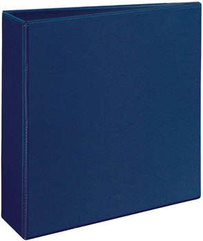 Avery® Durable View Binder with DuraHinge® and Slant Rings 3 3" Capacity, 11 x 8.5, Blue
