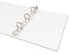 A Picture of product AVE-17116 Avery® Mini Size Durable View Binder with Round Rings 3 1" Capacity, 8.5 x 5.5, White