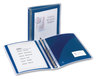 A Picture of product AVE-17638 Avery® Flexi-View® Binder with Round Rings 3 1.5" Capacity, 11 x 8.5, Navy Blue