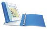 A Picture of product AVE-17670 Avery® Flexible View Binder with Round Rings 3 0.5" Capacity, 11 x 8.5, Blue