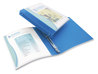 A Picture of product AVE-17670 Avery® Flexible View Binder with Round Rings 3 0.5" Capacity, 11 x 8.5, Blue