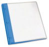 A Picture of product AVE-17670 Avery® Flexible View Binder with Round Rings 3 0.5" Capacity, 11 x 8.5, Blue