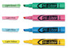 A Picture of product AVE-17752 Avery® HI-LITER® Desk-Style Highlighters Assorted Ink Colors, Chisel Tip, Barrel 4/Set