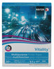 A Picture of product XER-3R02047 xerox™ Vitality™ Multipurpose Printer Paper Print 92 Bright, 20 lb Bond Weight, 8.5 x 11, White, 500/Ream