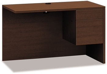 HON® 10500 Series™ Return with 3/4-Height Pedestal Shell for Desk Right, 48w x 24d 29.5h, Shaker Cherry