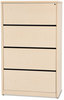 A Picture of product HON-10516DD HON® 10500 Series™ Lateral File 4 Legal/Letter-Size Drawers, Natural Maple, 36" x 20" 59.13"