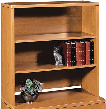 HON® 10500 Series™ Bookcase Hutch 36w x 14.63d 37.13h, Bourbon Cherry