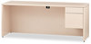 A Picture of product HON-10545RDD HON® 10500 Series™ Single Pedestal Credenza 3/4-Height Right 72w x 24d 29.5h, Natural Maple