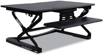 Alera® AdaptivErgo® Two-Tier Sit-Stand Lifting Workstation 35.12" x 31.1" 5.91" to 19.69", Black