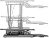 A Picture of product ALE-AEWR3B Alera® AdaptivErgo® Two-Tier Sit-Stand Lifting Workstation 31.5" x 26.13" 4.33" to 19.88", Black