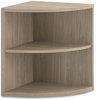 A Picture of product HON-105520LKI1 HON® 10500 Series™ Two-Shelf End Cap Bookshelf 24" x 29.5", Kingswood Walnut