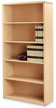 HON® 10500 Series™ Laminate Bookcase Five-Shelf, 36w x 13.13d 71h, Natural Maple