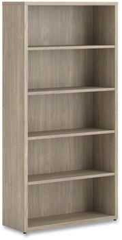 HON® 10500 Series™ Laminate Bookcase Five Shelves, 36" x 13" 71", Kingswood Walnut