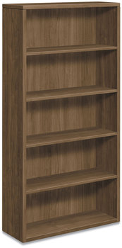 HON® 10500 Series™ Laminate Bookcase Five-Shelf, 36w x 13.13d 71h, Pinnacle