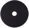 A Picture of product 970-664 3M™ Black Stripper Floor Pads 7200 Low-Speed Pad 16" Diameter, 5/Carton